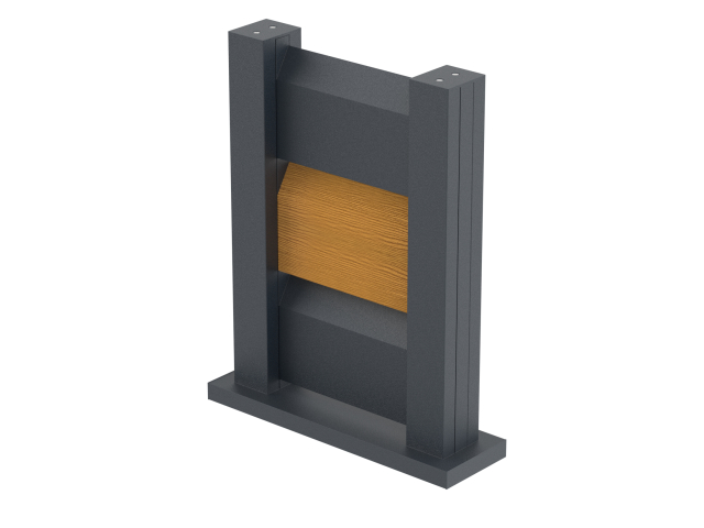 Campione di recinzione 0,3x0,4m autoportante per lamelle FG/L1S20x105